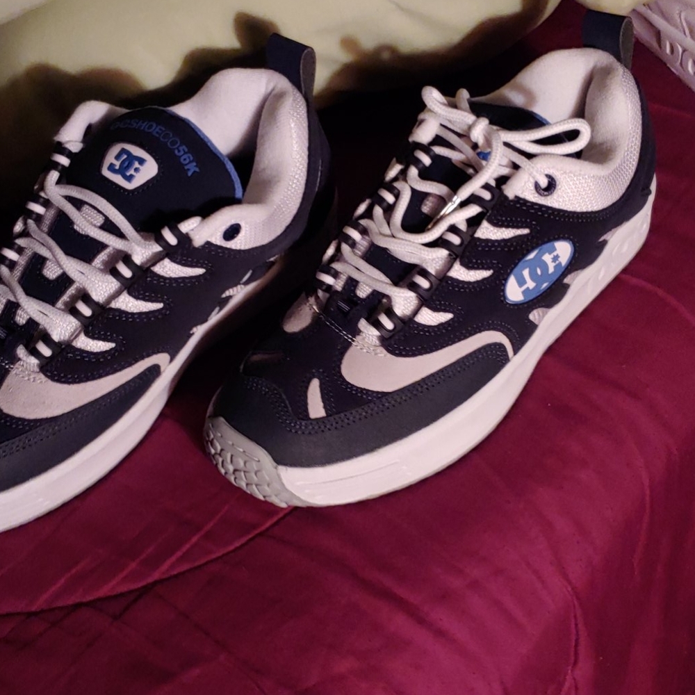 Blue DC Cousa mens tennis shoe